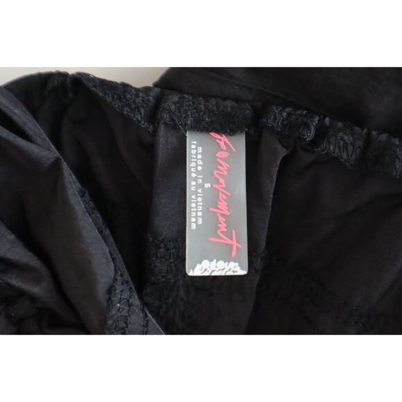 Free People Movement OB1227822 Women's Sz Small Black The Way Home Joggers - Picture 4 of 8